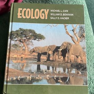 Ecology hard cover book/college book